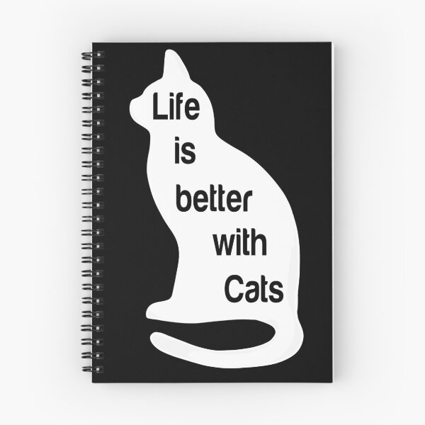 Item preview, Life is better with cats white designed and sold by Rainces.