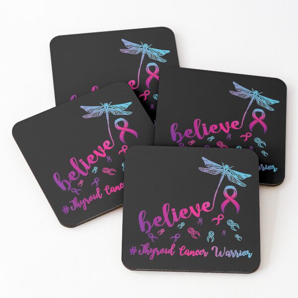 Item preview, Thyroid Cancer warrior dragonfly believe Hope designed and sold by IanSummer53.