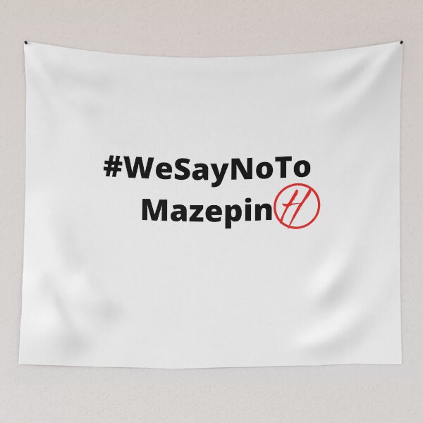 Item preview, #WeSayNoToMazepin designed and sold by Formula-Tee.