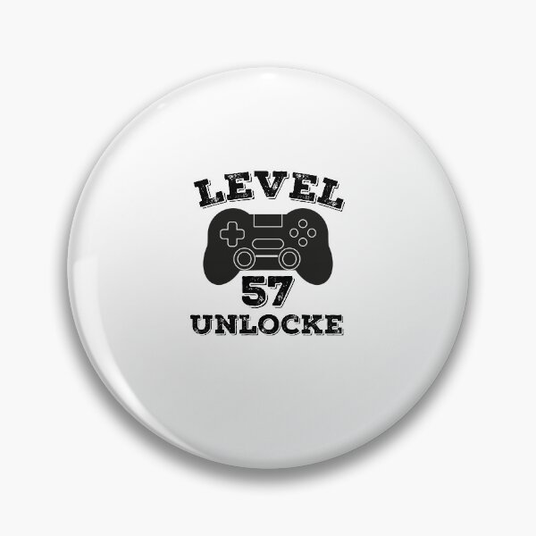 Item preview, Level 57 unlocked - 57th birthday gift designed and sold by ThebestArtshop.