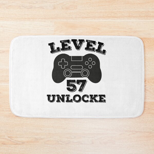 Item preview, Level 57 unlocked - 57th birthday gift designed and sold by ThebestArtshop.