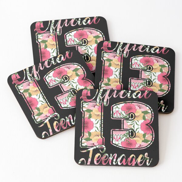 Item preview, Official 13 Teenager 13th birthday 13 Years Old Girls designed and sold by CharlotteHicks.