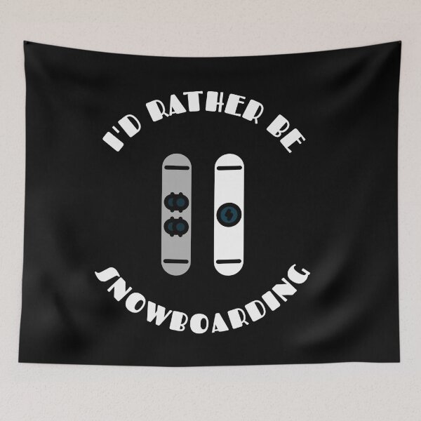 Item preview, I'd Rather Be Snowboarding designed and sold by joabaj.