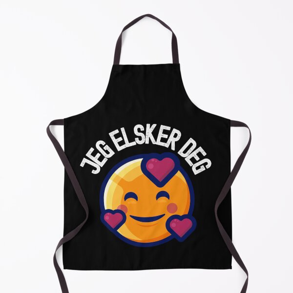 Item preview, Jeg elsker deg I Love You in Norwegian emoji love designed and sold by mikoala50.