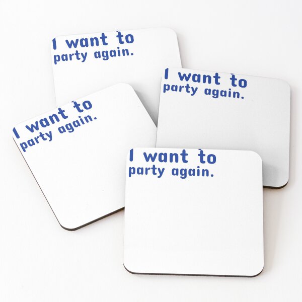 Item preview, Vaccinate yourself. I want to party again. designed and sold by CocoAndMore.