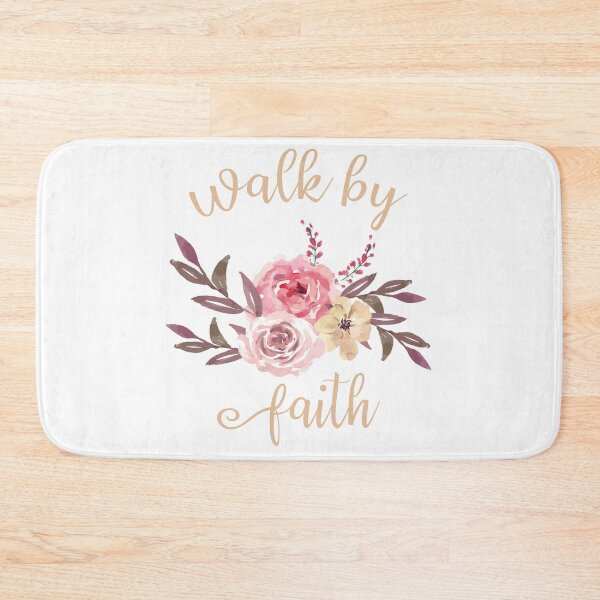 Item preview, Walk By Faith Christian Religious, Ladies Christian, Bible Verse, Faith Over Fear Faith Can Move Mountains designed and sold by ambaart.
