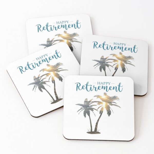 Item preview, happy retirement with sea, sand, and sun designed and sold by EclairVanilla.
