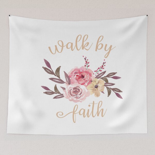 Item preview, Walk By Faith Christian Religious, Ladies Christian, Bible Verse, Faith Over Fear Faith Can Move Mountains designed and sold by ambaart.