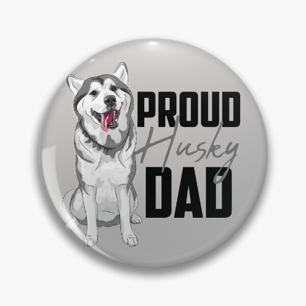 Item preview, Proud Siberian Husky Dad designed and sold by SoccaTamam.