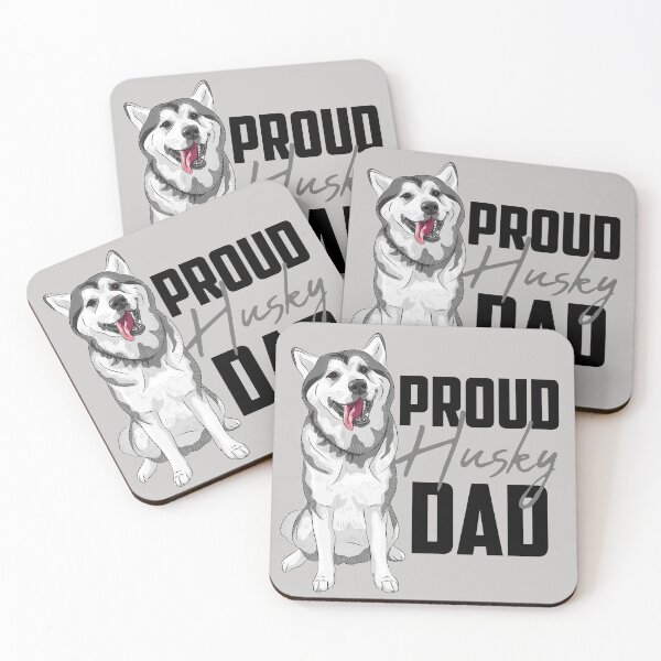 Item preview, Proud Siberian Husky Dad designed and sold by SoccaTamam.