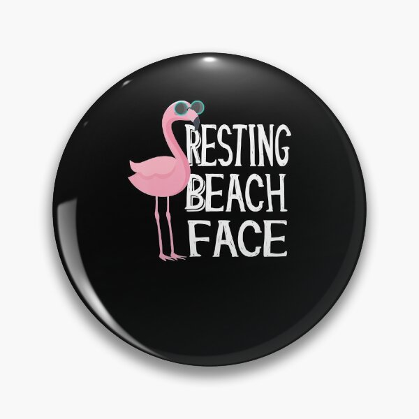 Item preview, Womens Funny Flamingo Resting Beach Face Funny Summer designed and sold by IanSummer53.