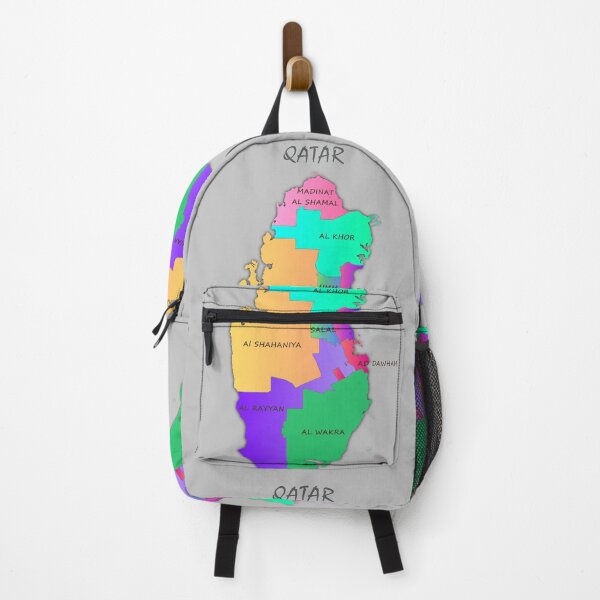 Item preview, Map of Qatar with municipalities,  Qatar map  designed and sold by mashmosh.