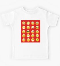red emojis Kids Tee