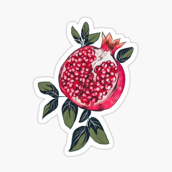 Pomegranate Sticker