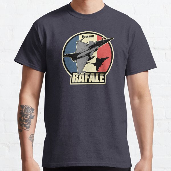 Patch de chasseur Rafale français T-shirt classique