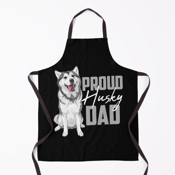 Item preview, Proud Siberian Husky Dad Black designed and sold by SoccaTamam.