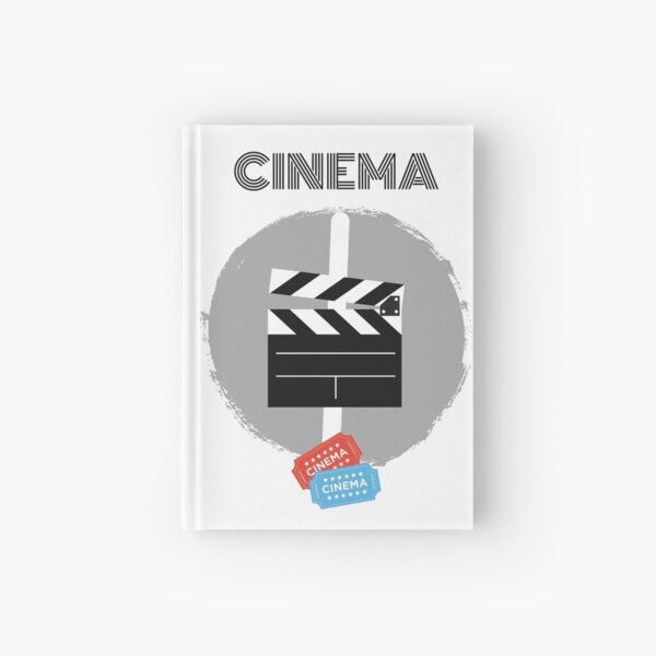 Movie Time, Movie, Movie Lover Funny, Cinema, Gift, Design Hardcover Journal