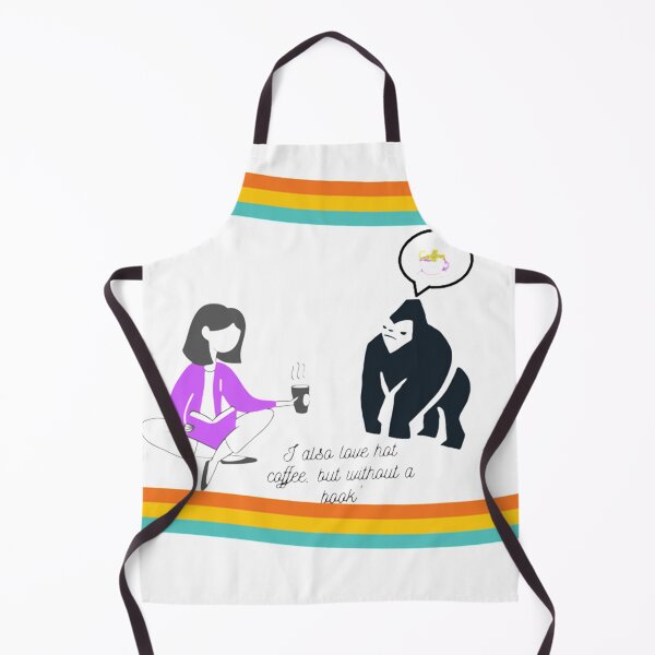 Item preview, Coffee, then funny cows and a coffee gorilla Drawstring Bags designed and sold by mouda20.