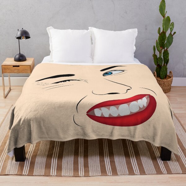 Item preview, cute eye winging face art designed and sold by Rdebnath.