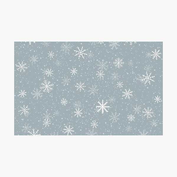 Item preview, Winter Snowflakes Pattern Digital Illustration designed and sold by AlmightyClaire.