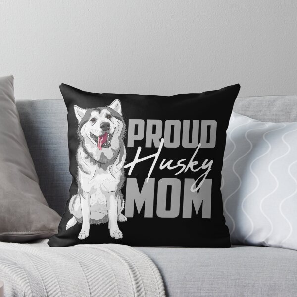 Item preview, Proud Siberian Husky Mom Black designed and sold by SoccaTamam.