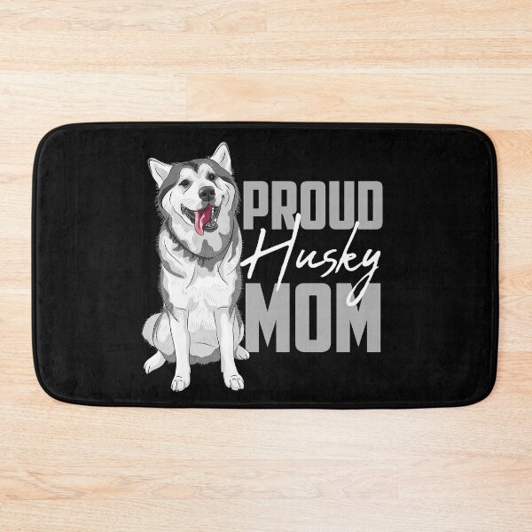 Item preview, Proud Siberian Husky Mom Black designed and sold by SoccaTamam.