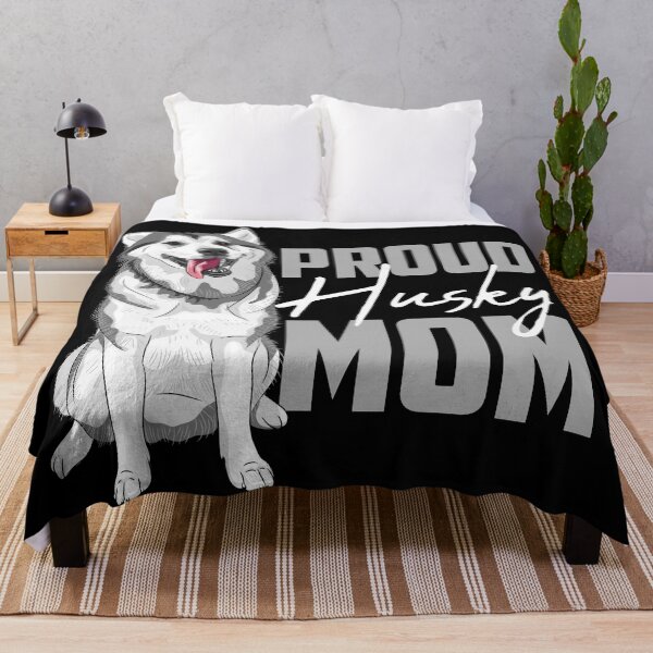 Item preview, Proud Siberian Husky Mom Black designed and sold by SoccaTamam.