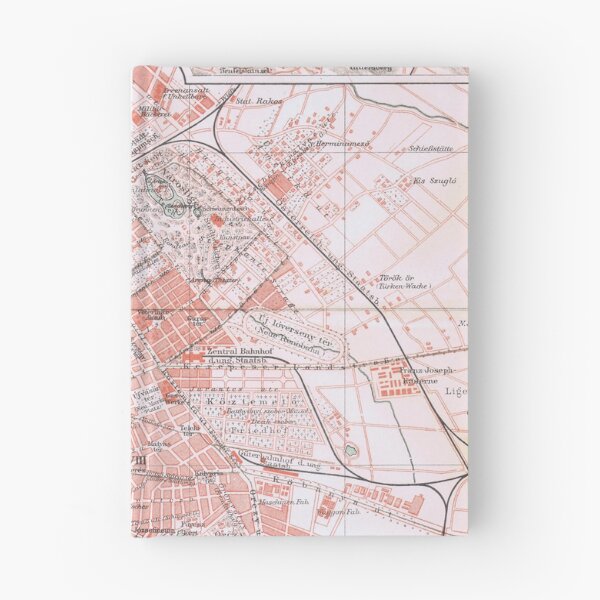 Item preview, Budapest, Hungary, antique map, antique print designed and sold by TigrisOldprints.