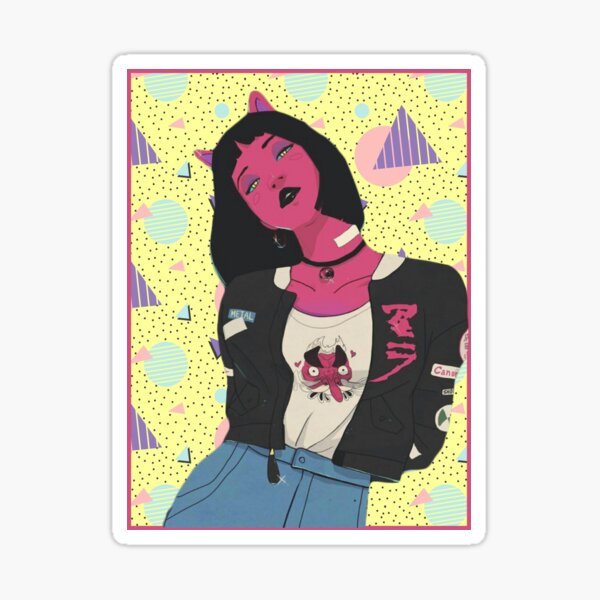 Anime Girl Japanese Aesthetic Anime Otaku T Sticker For Sale By Salammed Redbubble 0478