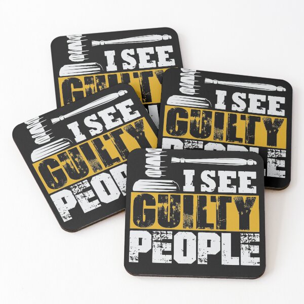 Item preview, I see Guilty People Lawyer jugde shirt design designed and sold by Grinover.