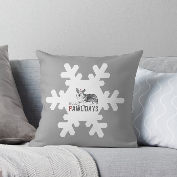 Item preview, Snowflake Corgi's Mood: PAWLIDAYS designed and sold by kmkmonkay.