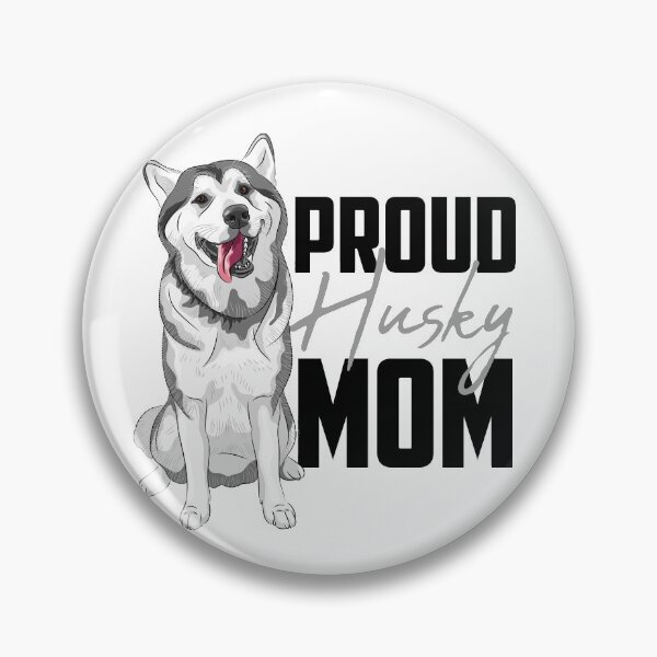 Item preview, Proud Siberian Husky Mom White designed and sold by SoccaTamam.