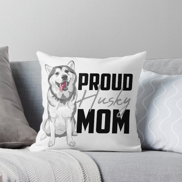 Item preview, Proud Siberian Husky Mom White designed and sold by SoccaTamam.