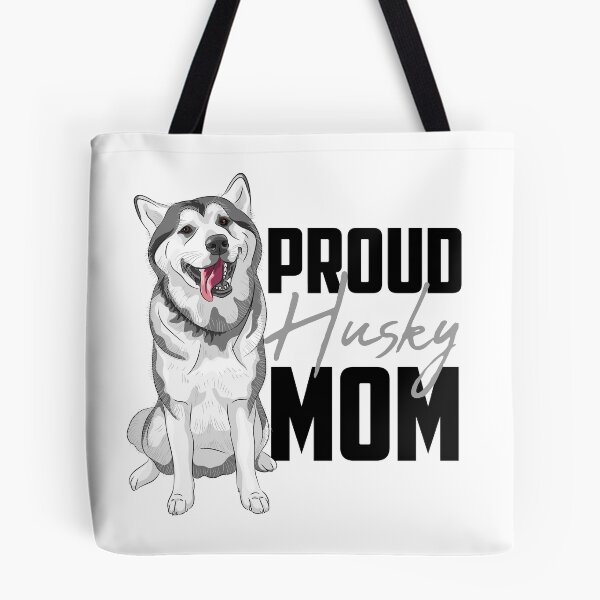 Item preview, Proud Siberian Husky Mom White designed and sold by SoccaTamam.