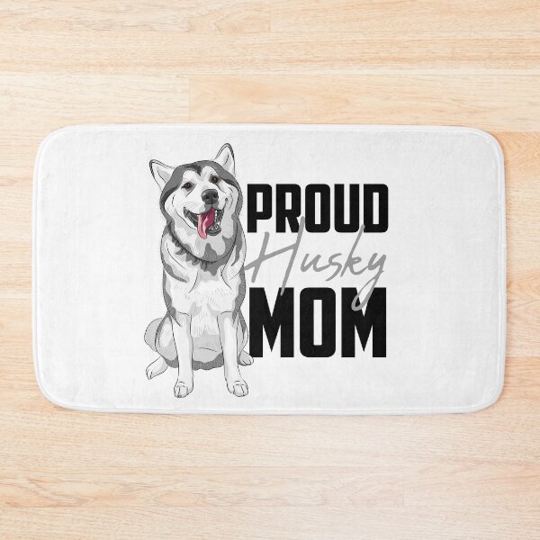 Item preview, Proud Siberian Husky Mom White designed and sold by SoccaTamam.