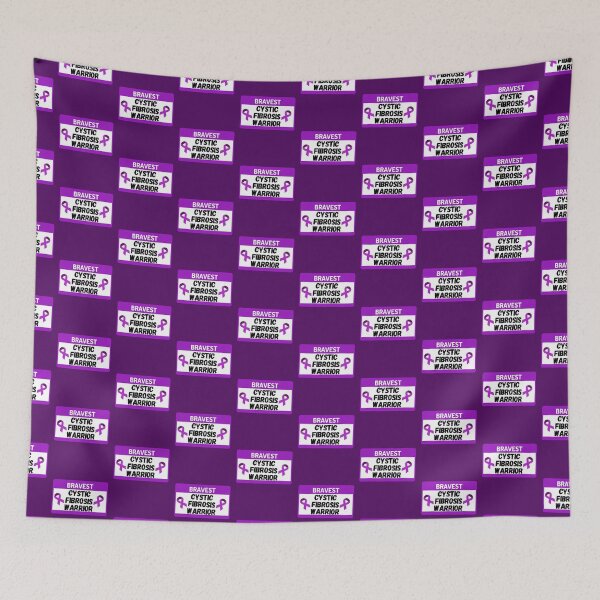 Item preview, Bravest CF Cystic Fibrosis Warrior Name Tag  designed and sold by champagnemoment.