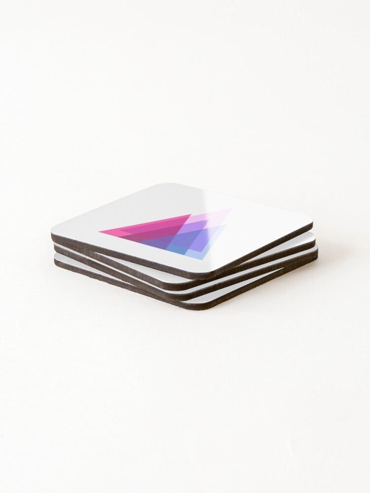 Thumbnail 4 of 5, Coasters (Set of 4), Triangular Pattern designed and sold by FineNights.