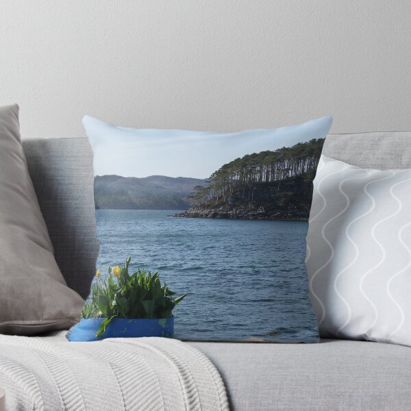Item preview, Isla Shieldaig y tulipanes designed and sold by Pebbles on the Beach.