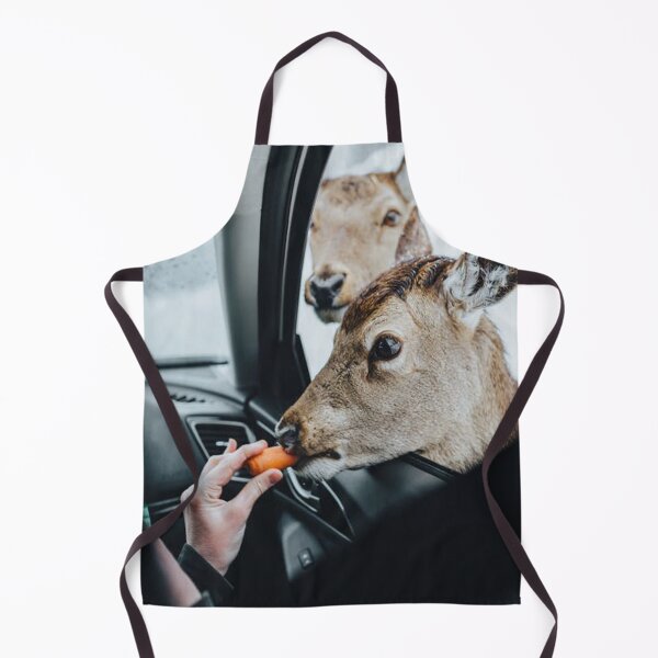 Item preview, DEER BEING PET & FED THROUGH A CAR WINDOW designed and sold by CUTESTUFFnow.