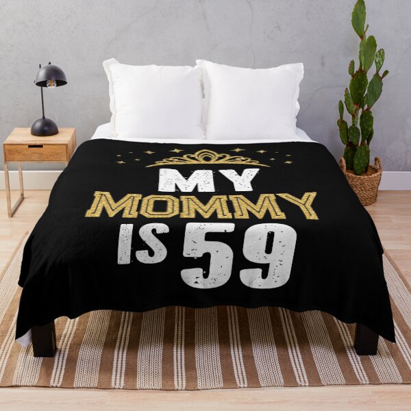 Item preview, My Mommy Is 59 Years Old 59th Mom's Birthday Gift For Her graphic designed and sold by Grabitees.