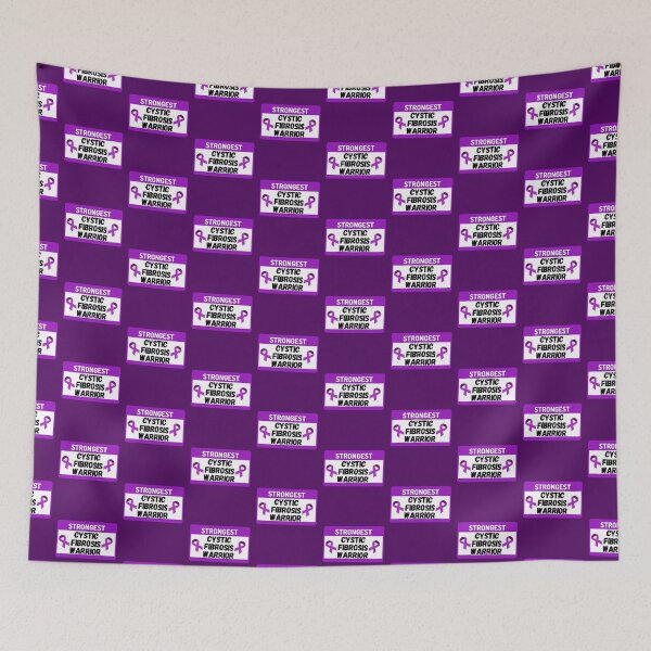 Item preview, Strongest CF Cystic Fibrosis Warrior Name Tag  designed and sold by champagnemoment.