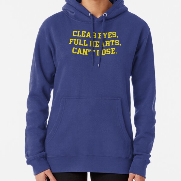 klare Augen volle Herzen können nicht verlieren Hoodie