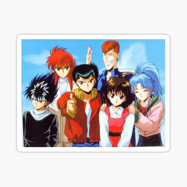 Yu Yu hakusho group poster Sticker