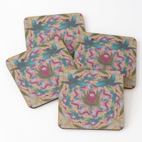 Item preview, Protea & Hummingbird designed and sold by Viviana Croce.