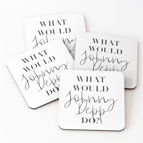 Item preview, What would Johnny Depp do? - Quote, Motivation, Typography designed and sold by thingswithlove.
