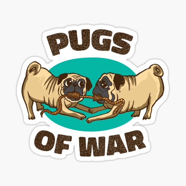 Item preview, Pugs Of War designed and sold by sketchypages.