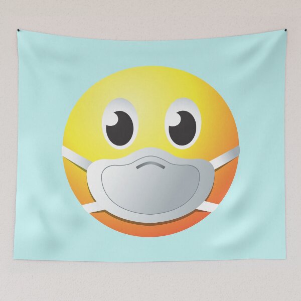 Item preview, Wear Mask Emoji designed and sold by lodarohit.