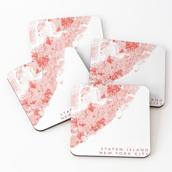 Item preview, Staten Island Borough Buildings Map designed and sold by Mapozoid.