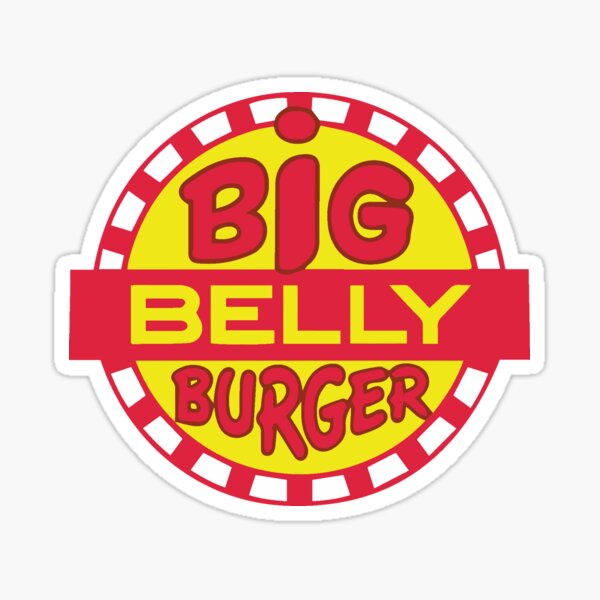 Big Belly Burger shirt - Arrow, Diggle, Starling City Sticker