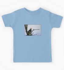 eagle striking a pose Kids Tee